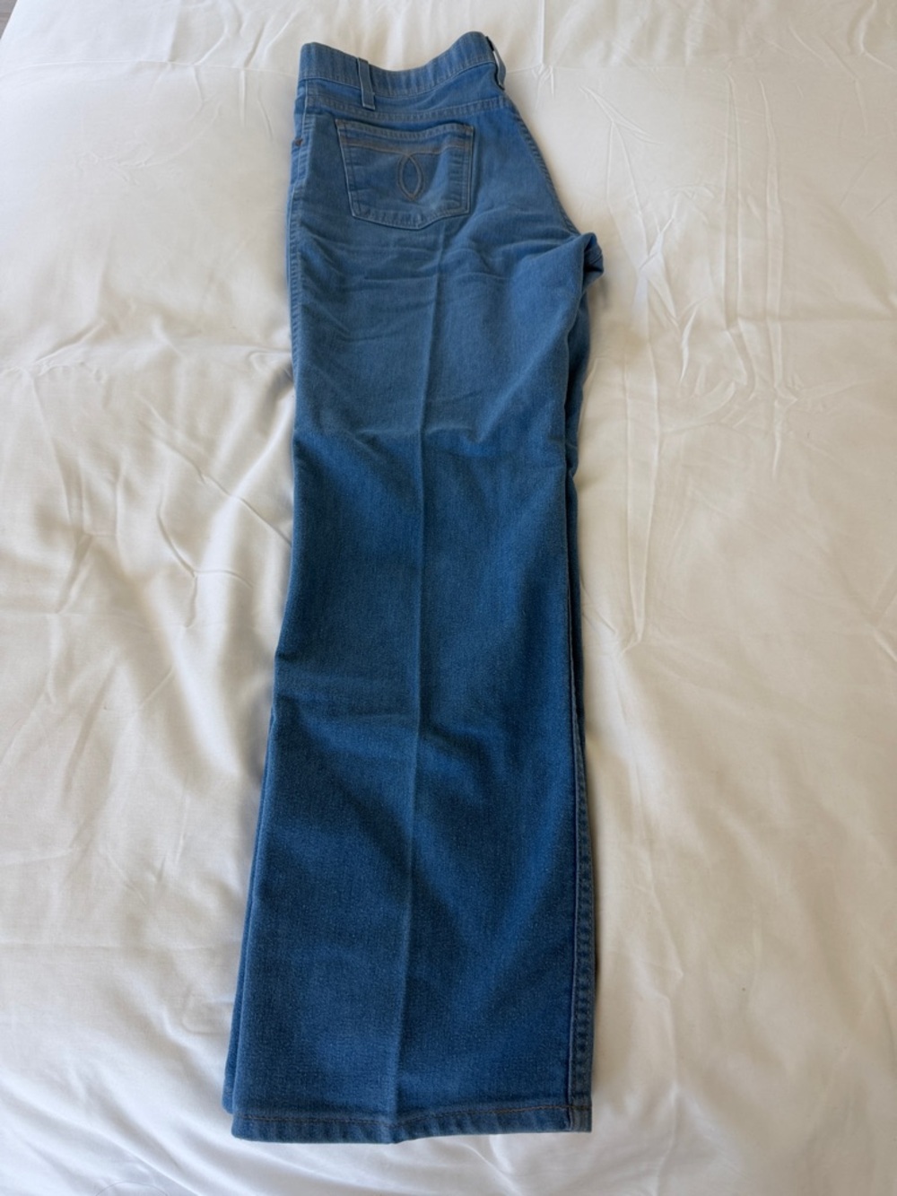VINTAGE Levi's Men's Light Blue Straight Leg Jeans - Picture 6 of 6